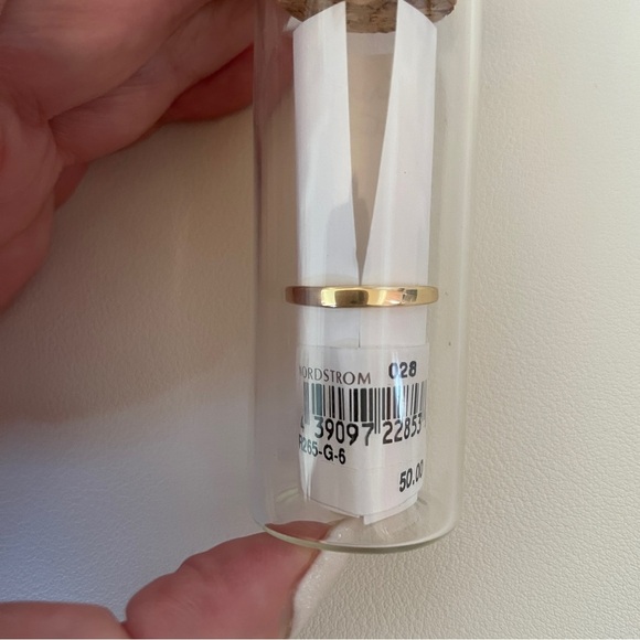 NWT Kris Nations “love” script 18k Gold Ring New Gift Jewelry Women’s size 6 - Picture 7 of 13